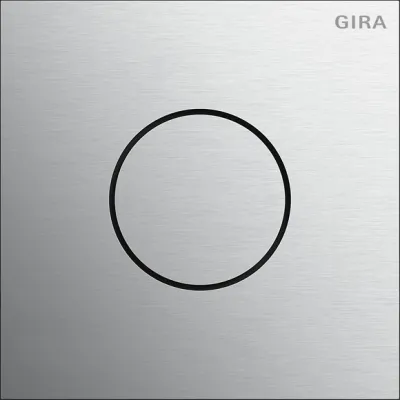 GIRA Sprachmodul System 106 | 5563926 | Türsprechanlagen-Modul | Bus-System | Aluminium | 106,5 x 106,5 mm | Silber