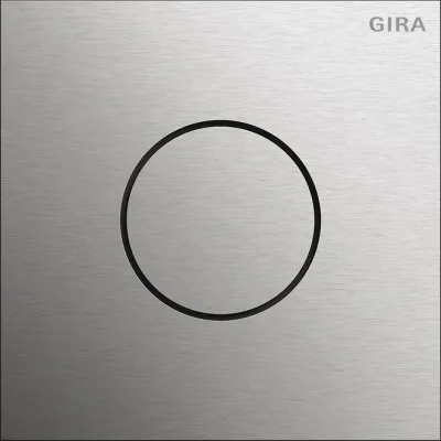 GIRA Sprachmodul System 106 | 5563914 | Edelstahl V4A | Bus-System | Freisprechfunktion | 106,5x106,5 mm