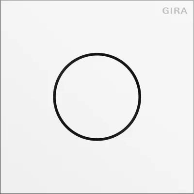 Gira Sprachmodul System 106 | Türsprechanlage | Bus-System | Freisprechfunktion | Metall verkehrsweiß | 106,5x106,5 mm