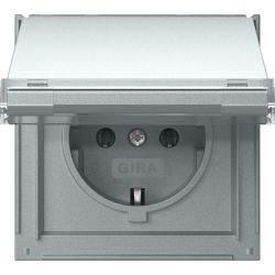 Gira Steckdose KD TX-44 Alu 441065
