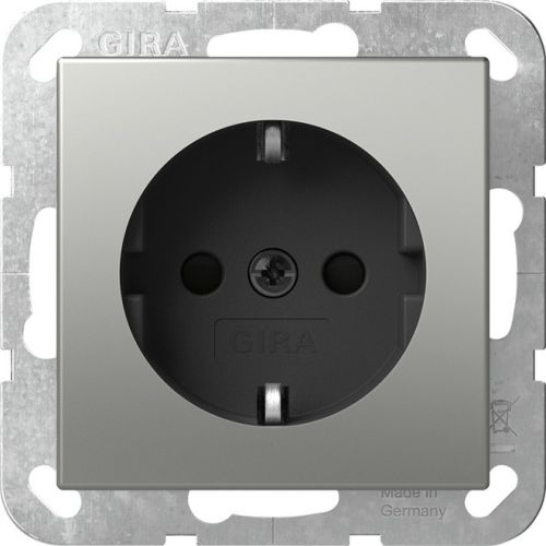 Bild: Gira Steckdose SH Edelstahl 4453600