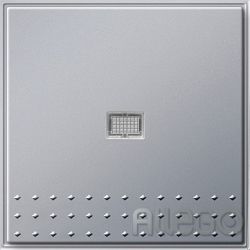 GIRA Tast-Kontrollschalter alu TX44 013665