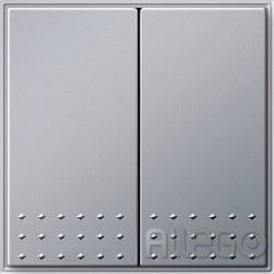 Gira Tast-Serienschalter alu TX44 012565