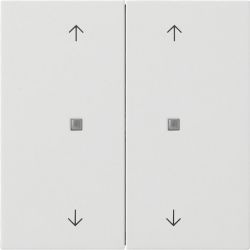 GIRA Taster Wippe KNX, 2f Pfeile ws 5174112