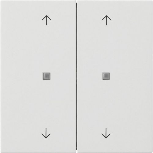 Bild: GIRA Taster Wippe KNX, 2f Pfeile ws 5174112