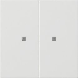 GIRA Taster Wippe KNX, 2f, Reinweiß 5173112