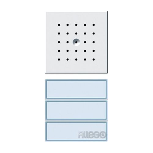 Bild: Gira Türstation UP 3fach rws LED ws 126166