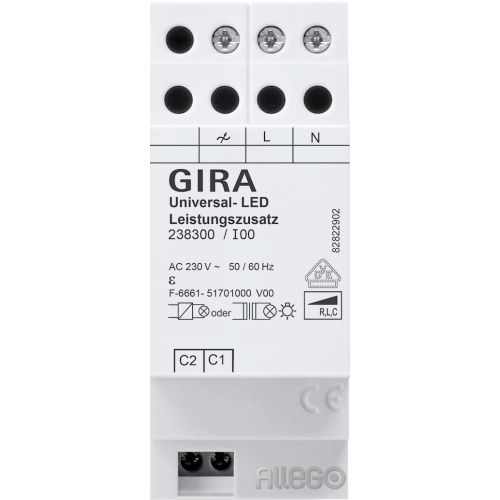 Bild: GIRA Uni-LED-Leistungszusatz REG Elektronik 238300