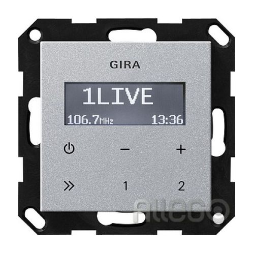 Bild: Gira UP-Radio RDS o. Lautsprecher Alu 228426