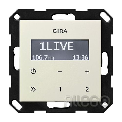 Bild: Gira UP-Radio RDS o. Lautsprecher cws 228401