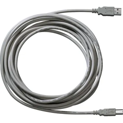 Gira USB Anschlusskabel 090300 | EIB KNX Instabus | Typ A-B | 3m Länge | für Unterputz & REG Datenschnittstelle