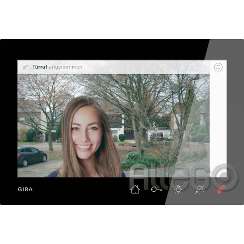 Bild: Gira Video-Haustelefon 1209005, AP PAL, 17,78mm, schwarz Gira Video-Haustelefon 