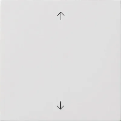 GIRA Wippe 1-fach 5389112 | Flächenschalter Ersatzwippe Pfeilsymbole | Thermoplast | glänzend | reinweiß RAL 9010