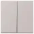 Bild: GIRA Wippe 2fach 0295015 | System 55 Schalter/Taster | grau matt | Thermoplast | IP20 | Bussystem geeignet