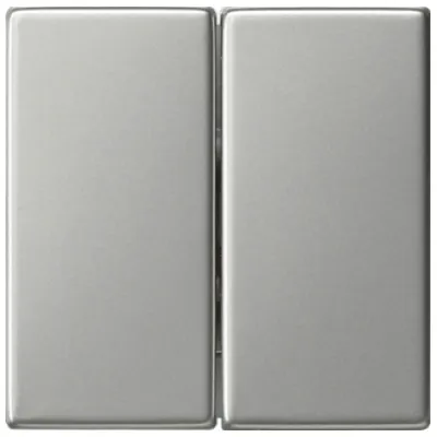 GIRA Wippe 2-fach für Tastschalter System 55 0915600 | Ersatzteil | Edelstahl | zweiteilig | Klemmbefestigung | IP20