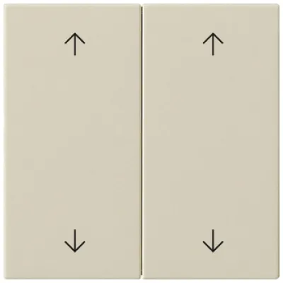 GIRA Wippe 2-fach Cremeweiß 538701