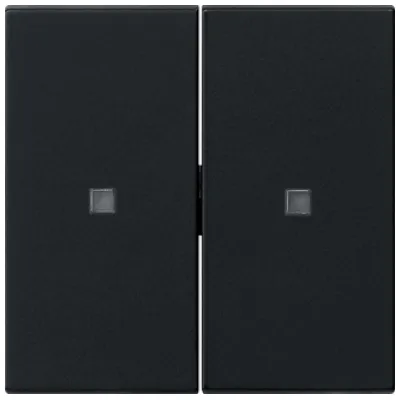 GIRA Wippe 2f. S3000 unbedruckt sw 5369005