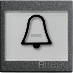 Gira Wippe abtastbar BSF Symbol Klingel 021728 System 55 anthrazit Gira Wippe ab