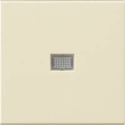 GIRA Kontrollwippe Schalter System 55 029801 | großes Kontrollfenster | Wipptaster | glänzend | Kunststoff | cremeweiß