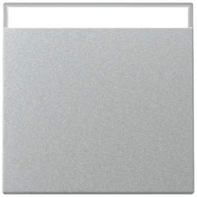 GIRA Wippe Schalter 329926 System 55 | Beschriftungsfeld | Kunststoff Thermoplast | Aluminium