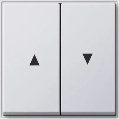 Gira Jalousie Wippe 2-fach 029466 TX_44 | Pfeilsymbole | Unterputz | IP44 | Kunststoff | Klemmbefestigung | reinweiß