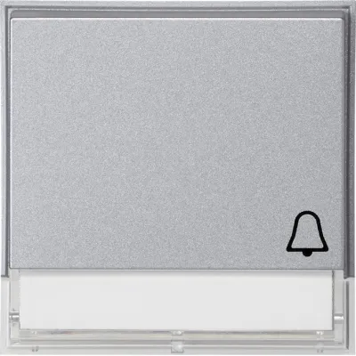 Gira Wippe für Klingeltaster 067365 | TX_44 | Beschriftungsfeld | IP44 | Diebstahlschutz | Aluminium