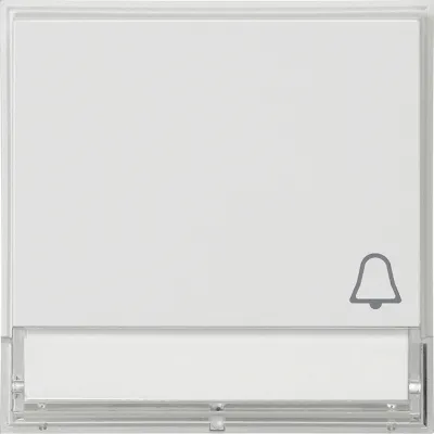 Gira Wippe für Klingeltaster 067366 | TX_44 | Beschriftungsfeld | IP44 | Diebstahlschutz | Kunststoff | reinweiß