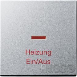 Gira Wippe Kontroll Heizung Notschalter 067826 System 55 Aluminium Gira Wippe Ko
