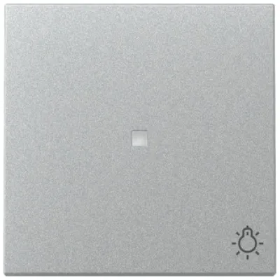 GIRA Kontrollwippe Schalter 367426 System 55 | Kontrollfenster | Symbol Licht | Kunststoff Thermoplast | IP20 | Alu