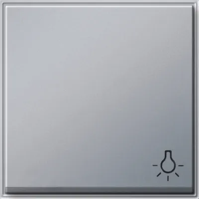 GIRA Wippe für Wippschalter/Taster 028565 TX44 | Licht-Symbol | IP44 | Alu | Diebstahlschutz | Kunststoff | halogenfrei