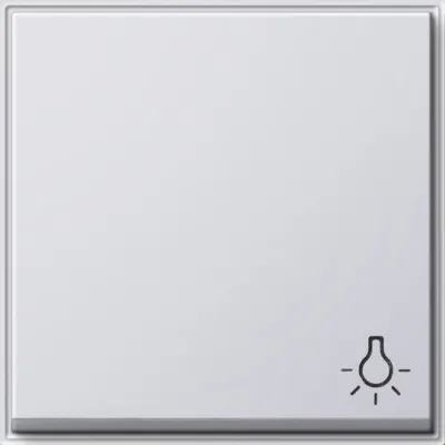 Gira Wippe für Wippschalter/Taster 028566 TX_44 | Symbol Licht | IP44 | Diebstahlschutz | Kunststoff | reinweiß