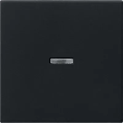GIRA Wippe 0290005 | Kontrollfenster | System 55 Schalter/Taster | einteilig | Kunststoff | IP20 | schwarz matt