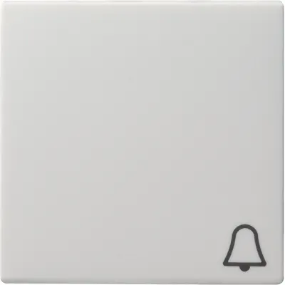 Gira Wippe 028603 | Symbol Klingel | System 55 | Schalter/Taster | Kunststoff | glänzend | reinweiß RAL 9010