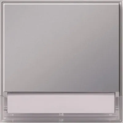 Gira Wippe für Schalter/Taster 067665 TX_44 | mit Beschriftungsfeld | IP44 | Kunststoff | alu