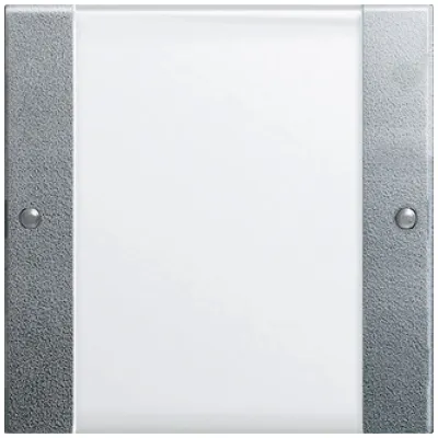 GIRA Wippenset 1-fach 213126 | Tastwippe KNX System 55 | beschriftbar | Aluminium lackiert | Kunststoff