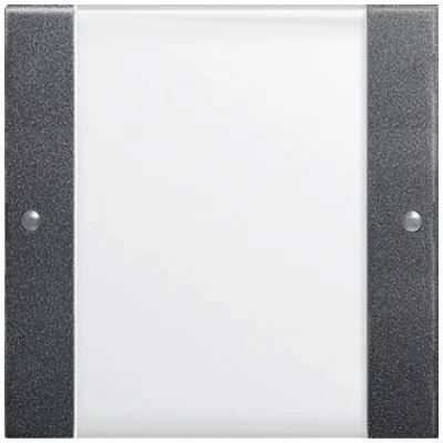 Gira Wippenset 1-fach 213128 | System 55 | Tastwippe KNX beschriftbar | Kunststoff | Anthrazit