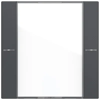 GIRA Wippenset 1-fach 577128 | Tastwippe für KNX System 55 | Beschriftungsfeld | Kunststoff Thermoplast | anthrazit