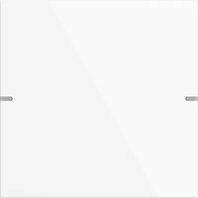 GIRA Wippenset 1-fach 5021903 | KNX Tastsensor 4 | Aluminium Metall | Reinweiß glänzend lackiert | RAL 9010