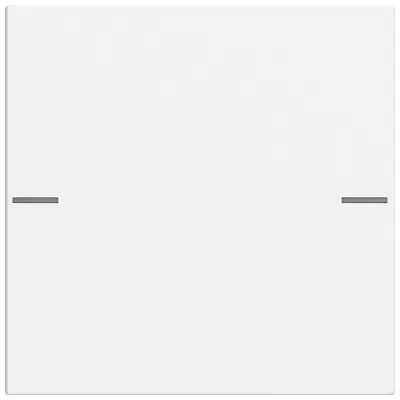 GIRA Wippenset 1-fach 575127 | Tastsensor 4 | KNX System 55 | Thermoplast matt | Reinweiß RAL 9010