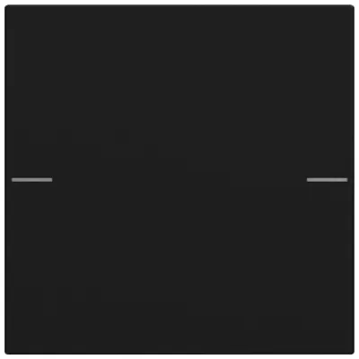 GIRA Wippenset 1-fach 5751005 | Tastsensor 4 | KNX System 55 | Kunststoff Thermoplast | matt lackiert | schwarz