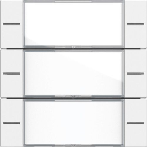 Bild: GIRA Wippenset 3-fach BSF Tastsensor Reinweiß 577327