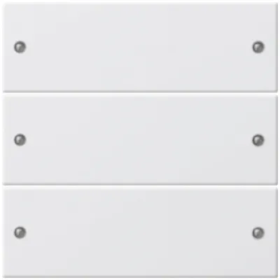 Gira Wippenset 3-fach 218327 | KNX System 55 | Kunststoff | matt | RAL 9010 | reinweiß