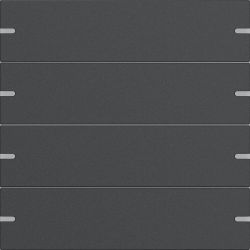 Gira Wippenset 4-fach für Tastsensor TS4 KNX anthrazit (lackiert) 5024928