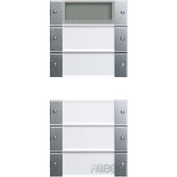 Gira Wippenset 5-fach alu 214526
