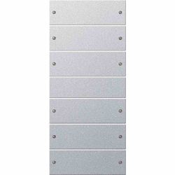 GIRA Wippenset 6fach Aluminium 218626