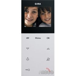 Gira Wohnungsstation Video AP 123927 Plus System 55 reinweiß matt Gira Wohnungss