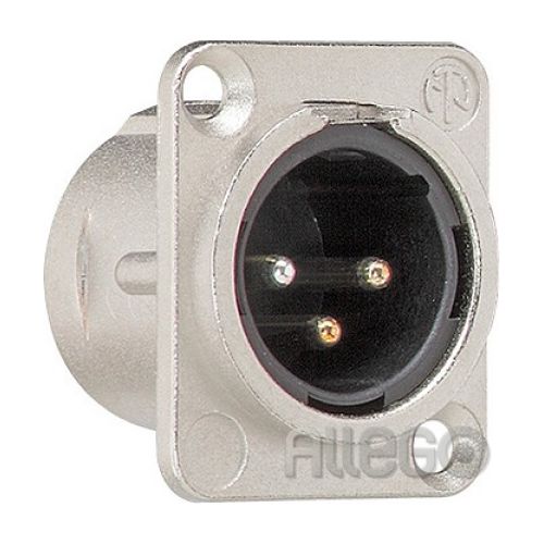 Bild: Gira XLR Flanschstecker 3-Pol-D - Einsätze Zubehör 003700