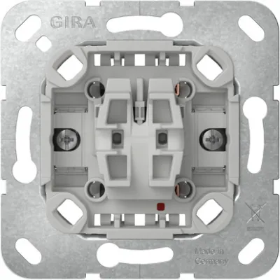 GIRA Zugtaster Schließer Einsatz 356500 | 1-polig | Unterputz | 10A 250V | IP20 | beleuchtbar | Thermoplast