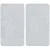 Bild: WENKO Herdabdeckplatte Universal | Glasabdeckplatte 2er Set | 52x30 cm | höhenverstellbar | Schneidebrett transparent