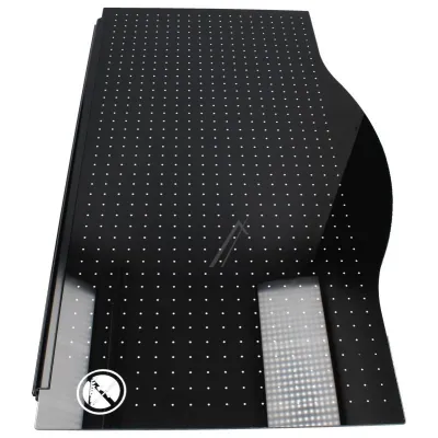 Glasabdeckung für Dunstabzugshaube Whirlpool Indesit 482000026849 Kit Schwarz